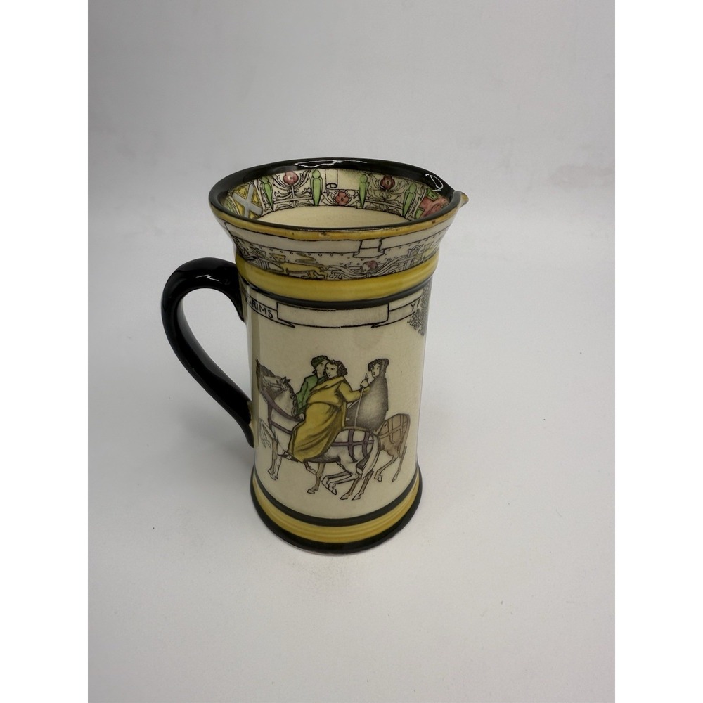 "Canterbury Pilgrims" Royal Doulton Jug D 3184 ? "The Scene Of The martyrdom"